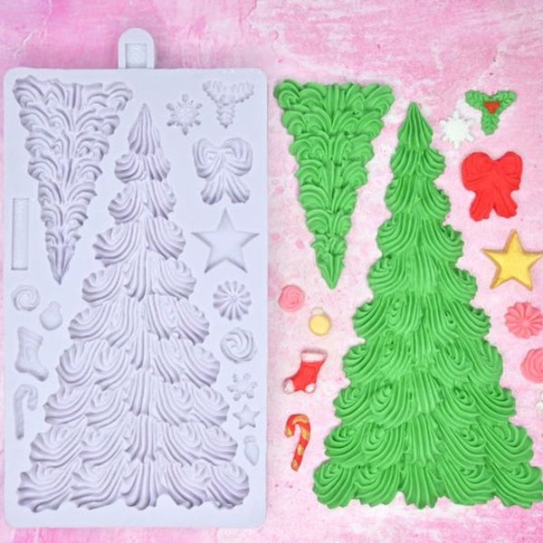 Karen Davies Large Buttercream Tree Silicone Mould