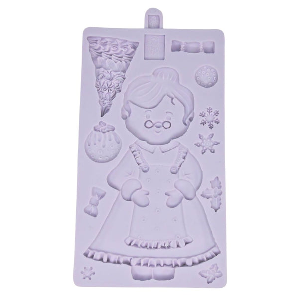 Karen Davies Mrs Claus Christmas Silicone Mould