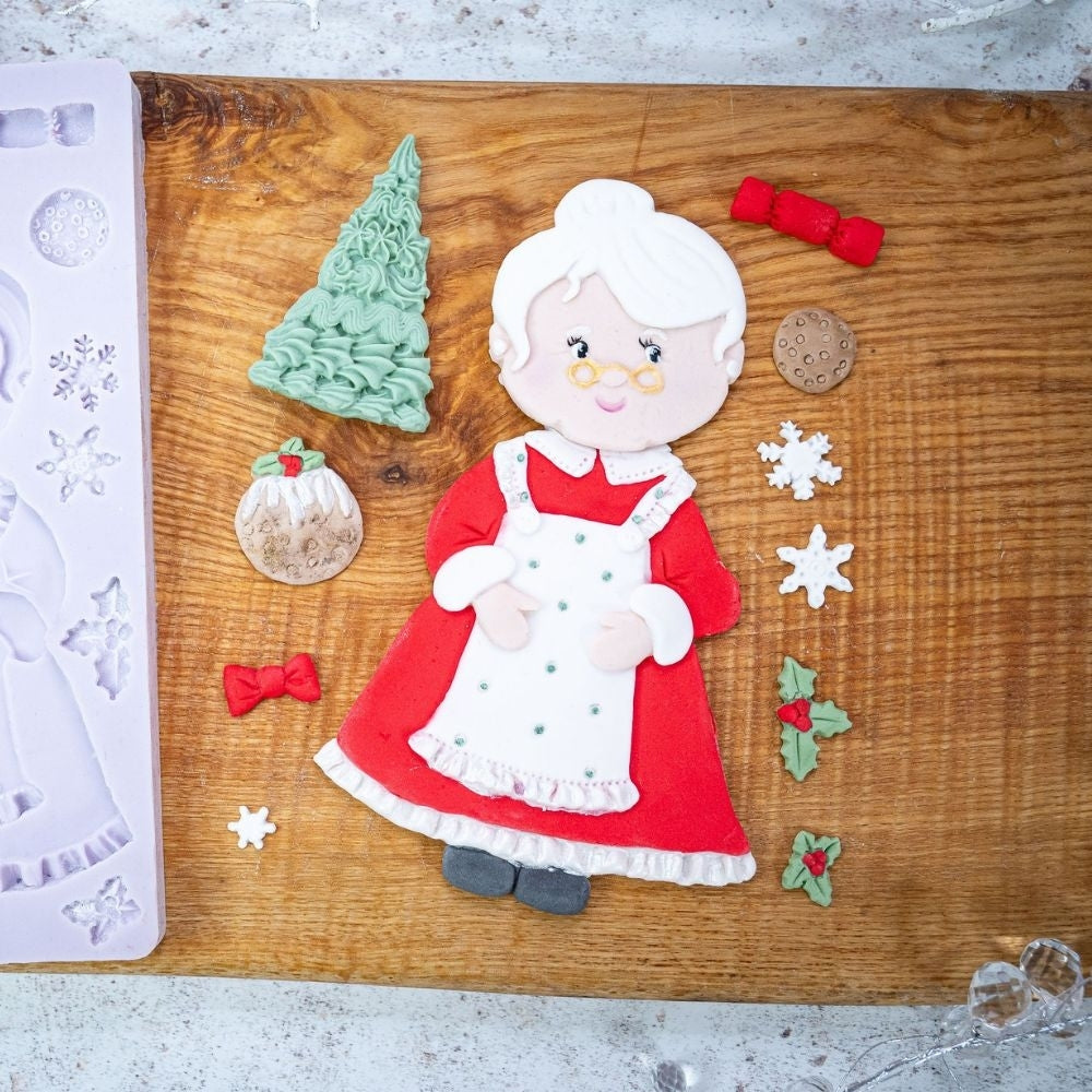 Karen Davies Mrs Claus Christmas Silicone Mould