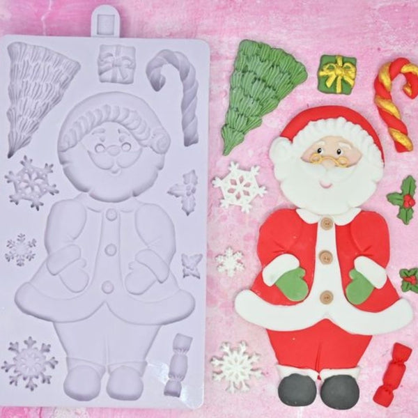 Karen Davies Mr Claus Christmas Silicone Mould