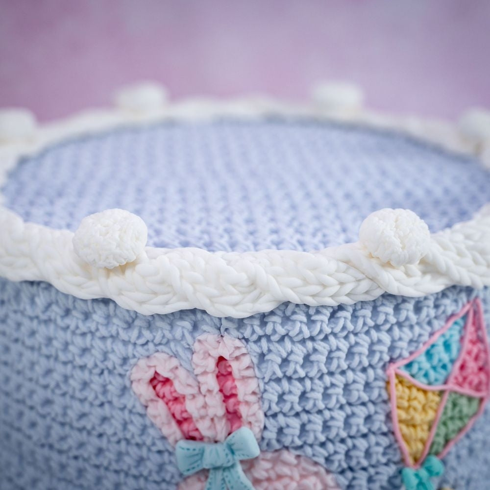 Karen Davies Rustic Cable Knit Silicone Mould