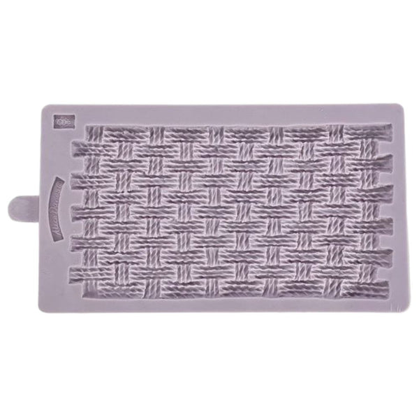 Karen Davies Rustic Basket Weave Silicone Mould