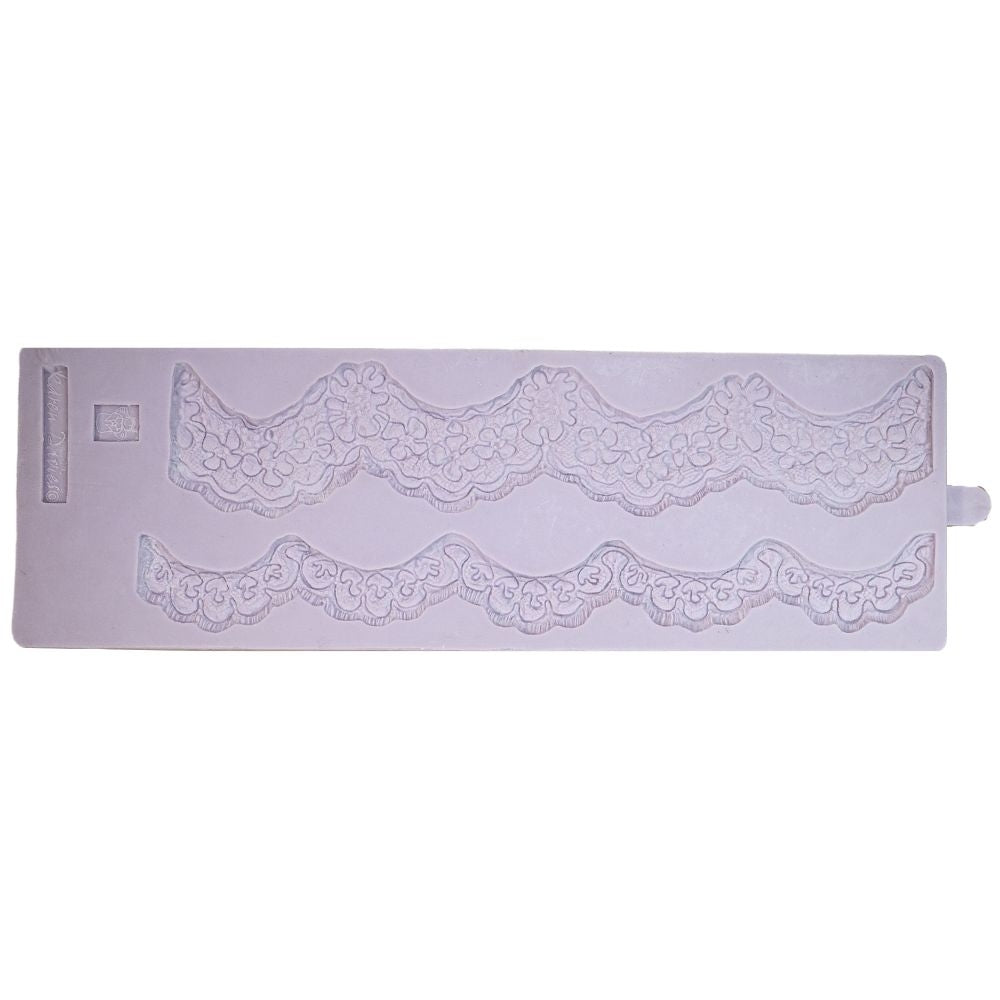 Karen Davies Alice Vintage Lace Border Silicone Mould