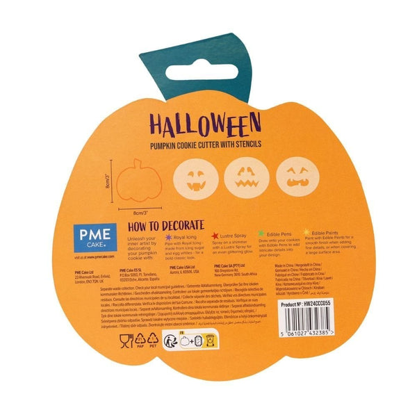 PME Pumpkin Halloween Cookie Cutter & Stencils