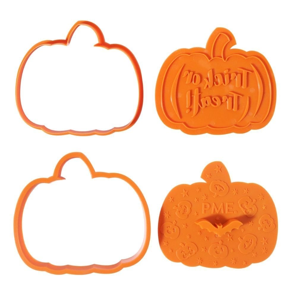 PME Happy Halloween Cookie Cutters & Stamps Set Of 3