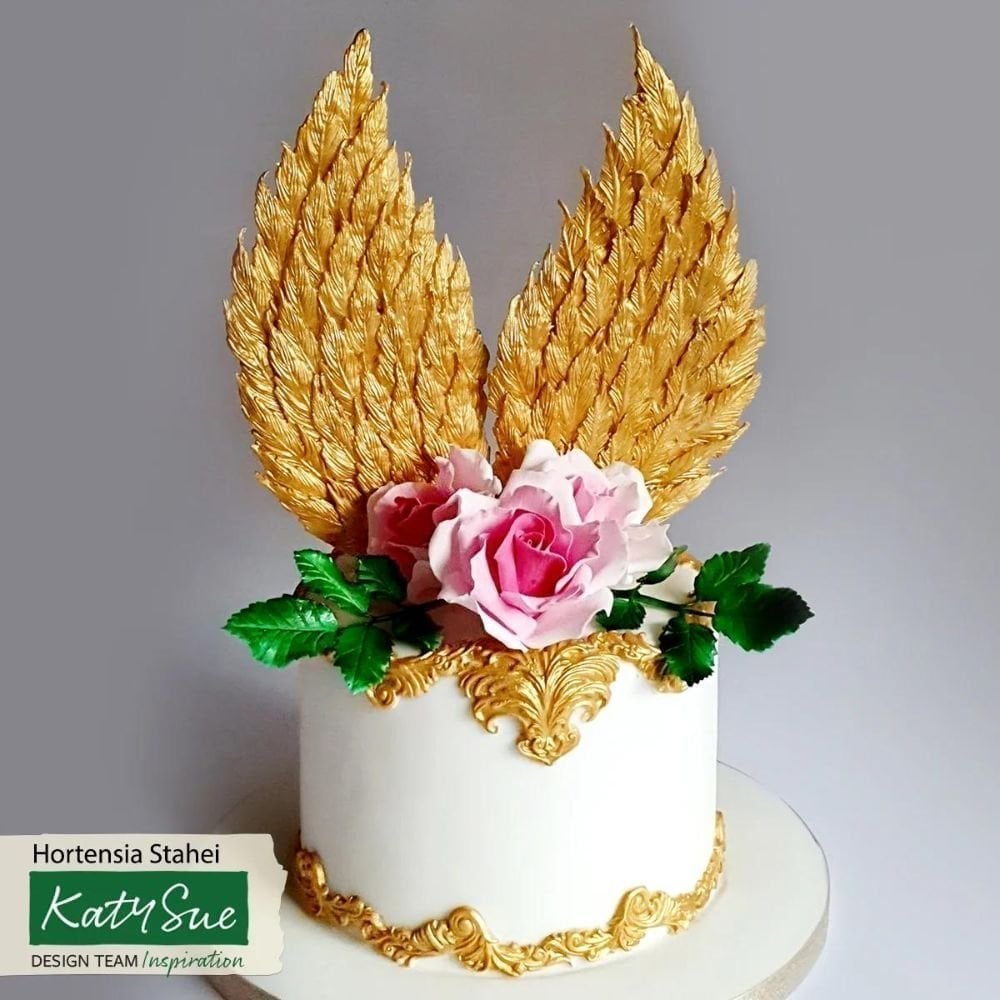 Katy Sue Designs Feathers Silicone Mould & Veiner