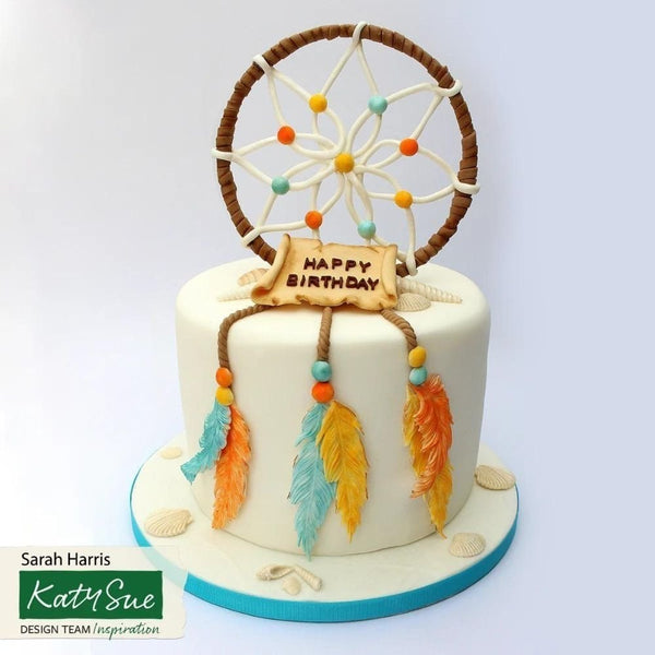 Katy Sue Designs Feathers Silicone Mould & Veiner