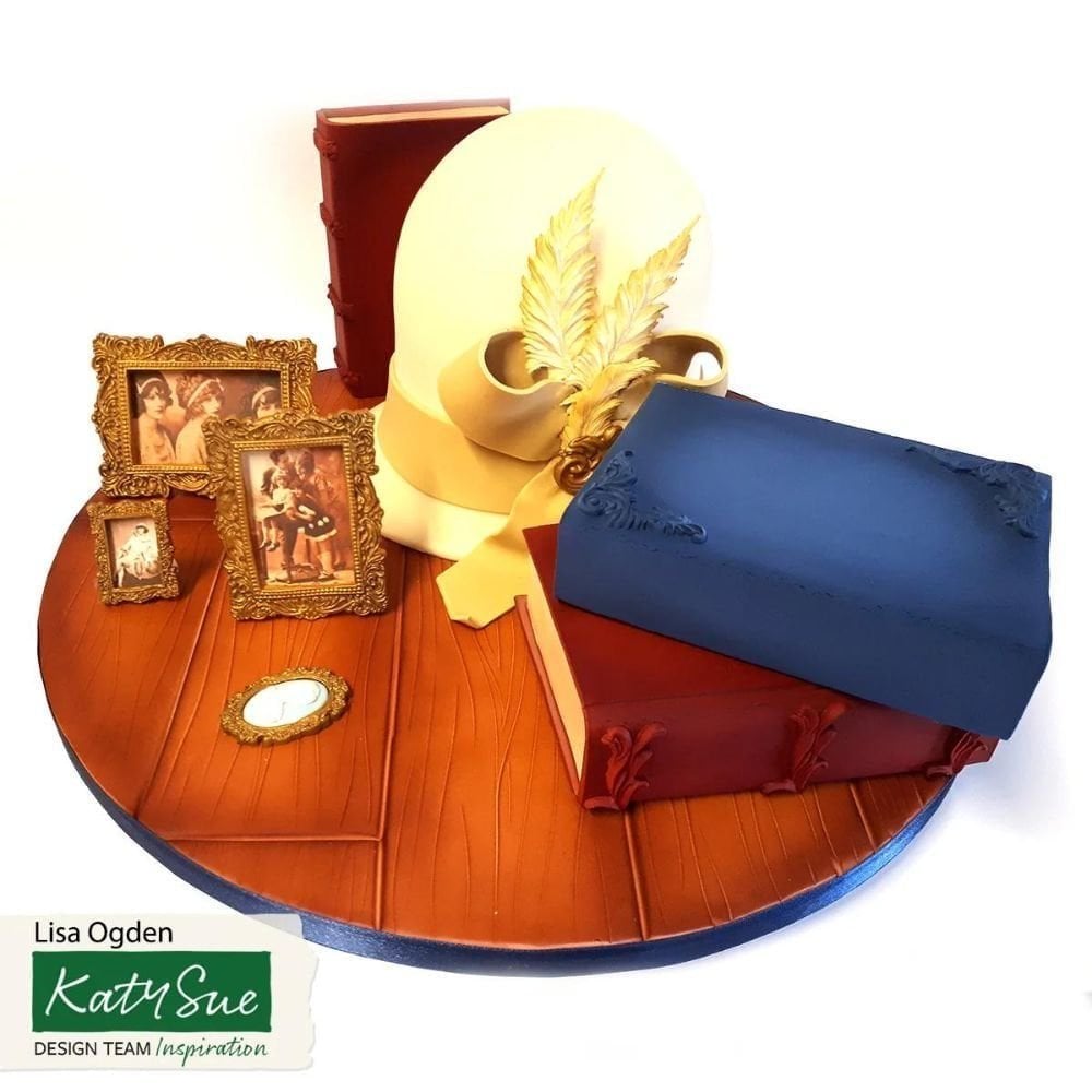 Katy Sue Designs Rococo Corners & Crest Silicone Mould