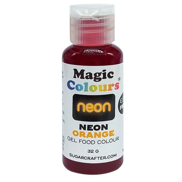Magic Colours Neon Effect Sugarcraft Gel Colours 32g - Orange