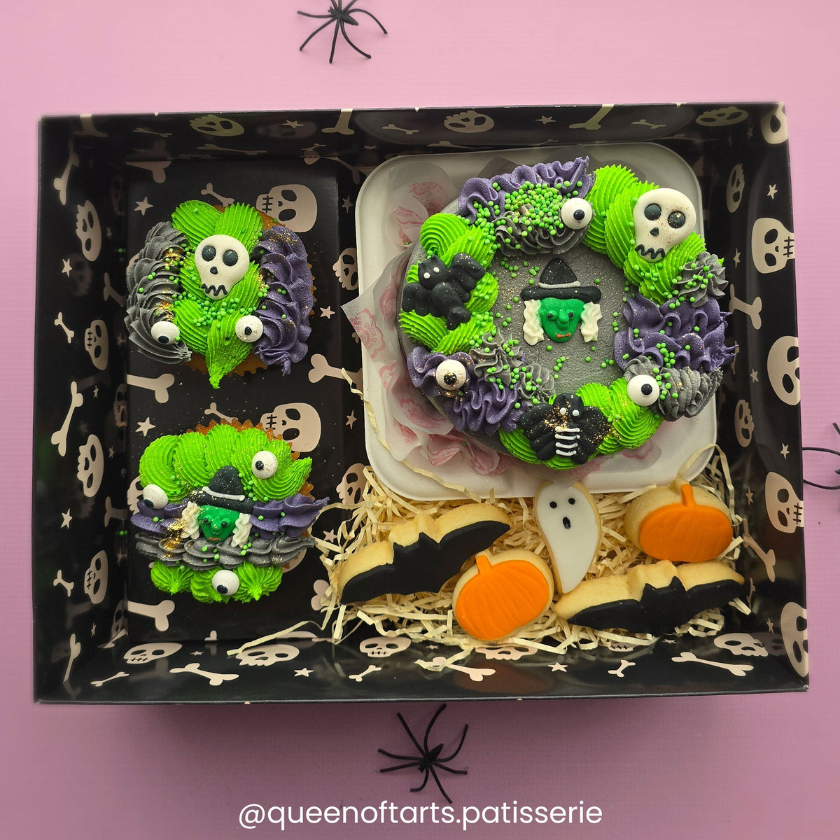 Simply Making Halloween Skeleton Hamper & Cupcake Box Pack Of 2