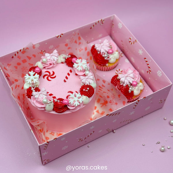 Simply Making Candy Cane Christmas Cake Stencil