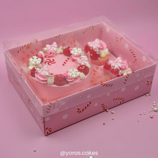 Simply Making Candy Canes Hamper & Cupcake Box - Pack Of 2