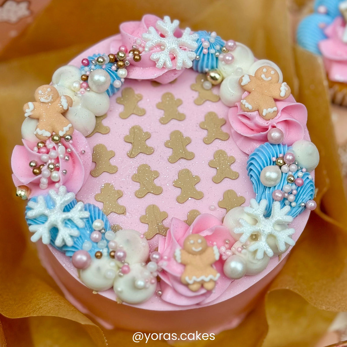 Simply Making Gingerbread Man Christmas Cake Stencil