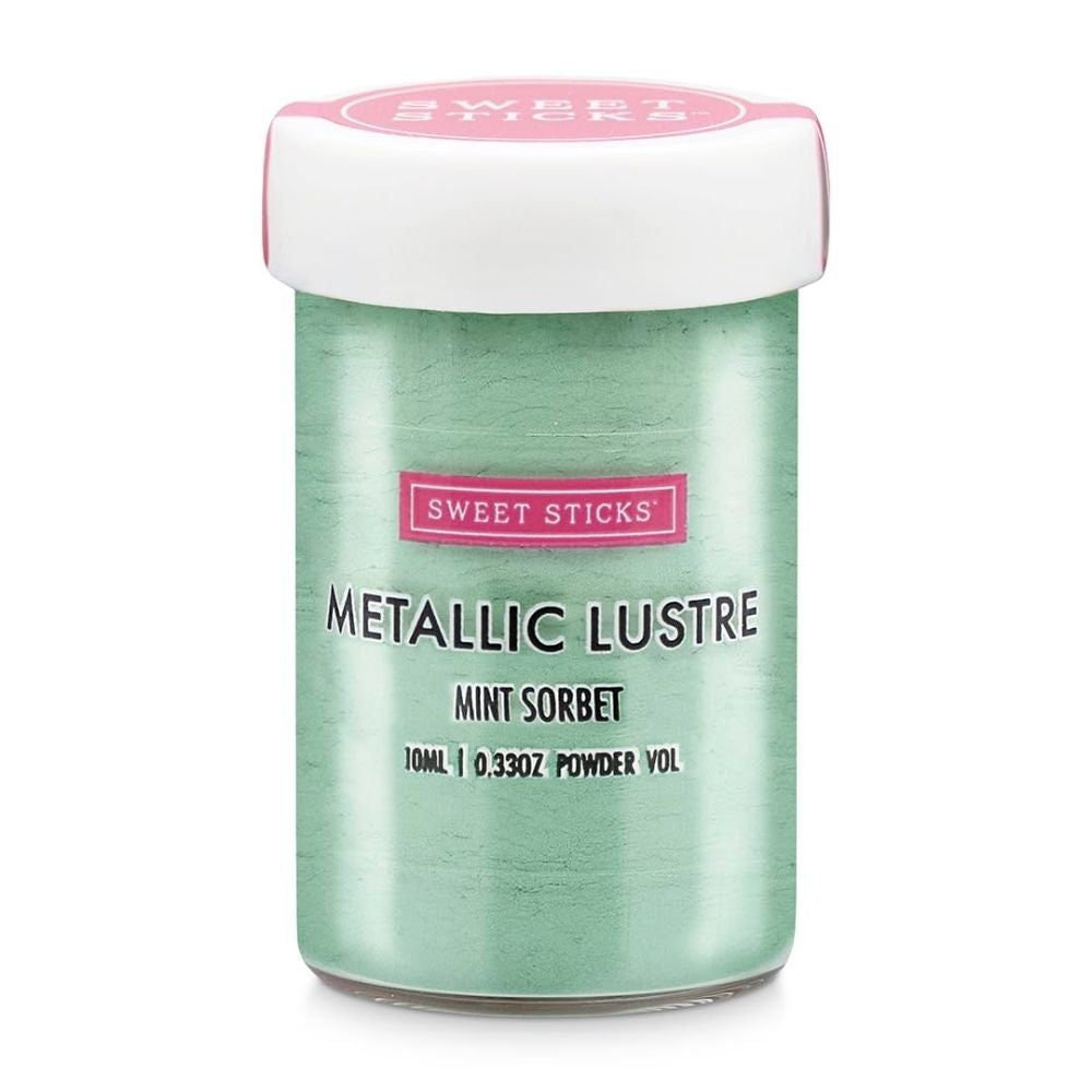Sweet Sticks Edible Metallic Lustre Dust 10ml - Mint Sorbet
