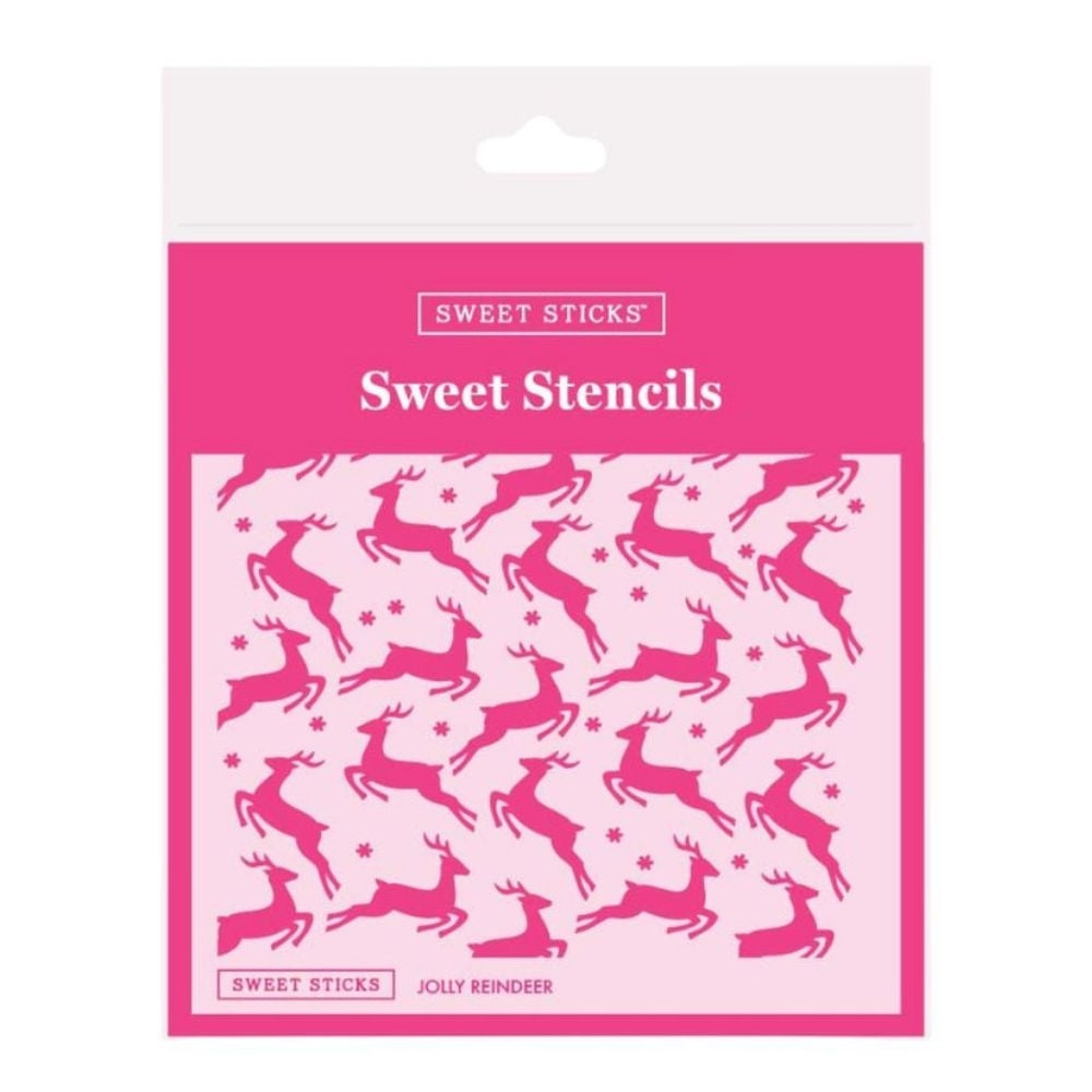 Sweet Sticks Jolly Reindeer Stencil