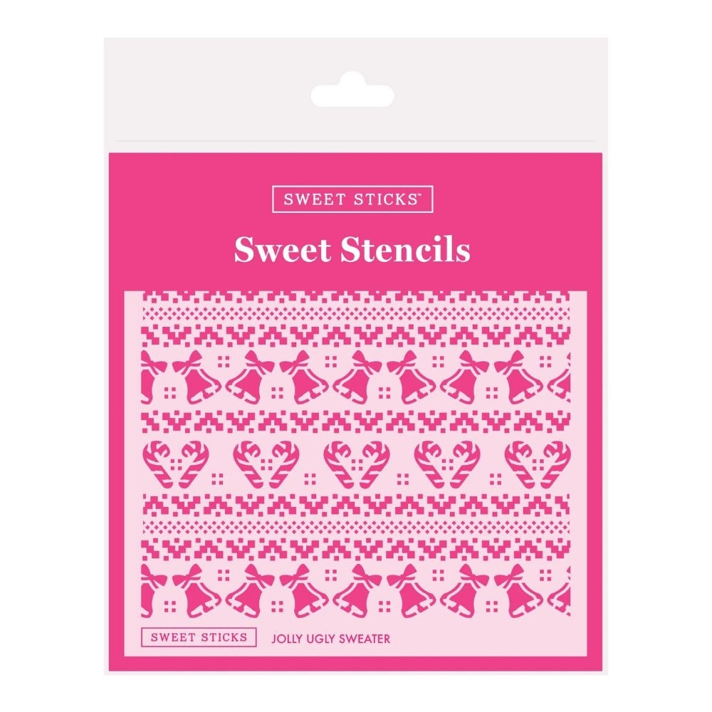Sweet Sticks Jolly Ugly Sweater Stencil