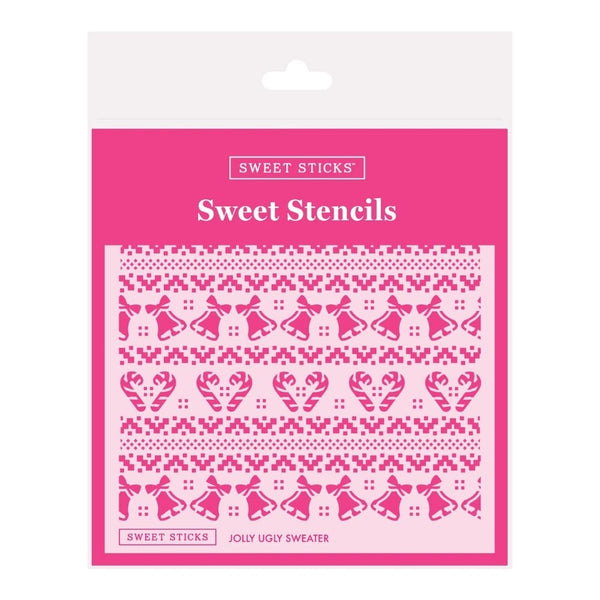 Sweet Sticks Jolly Ugly Sweater Stencil
