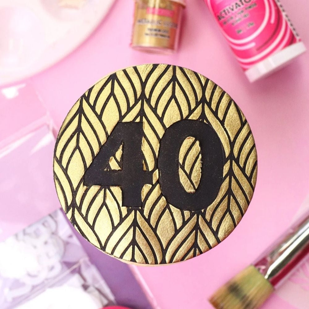 Sweet Sticks Alphabet & Numbers Shape Shield Stencil