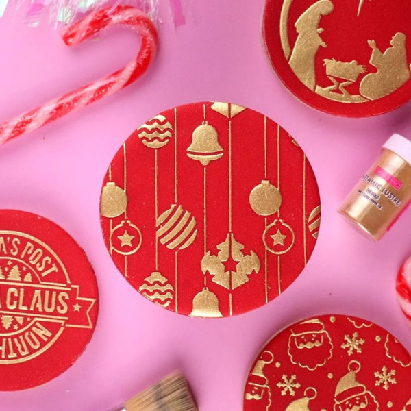 Sweet Sticks Christmas Baubles Stencil