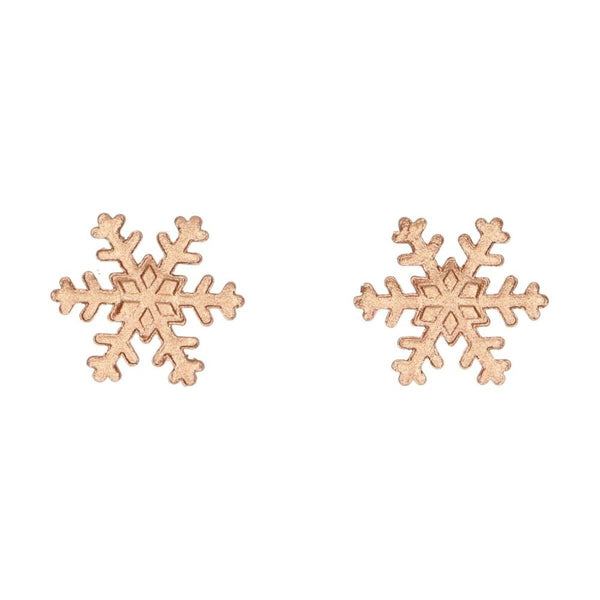 FunCakes Bronze Gold Snowflake Edible Toppers Pack Of 12