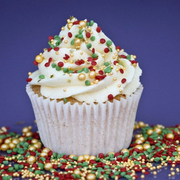 Purple Cupcakes Jingle Bells Sprinkle Mix (V) 90g