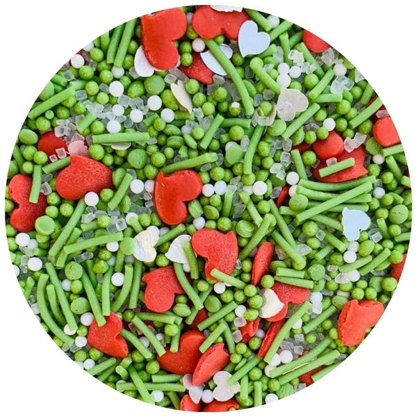 Purple Cupcakes Shimmer Mistletoe Kisses Sprinkle Mix (V) 90g