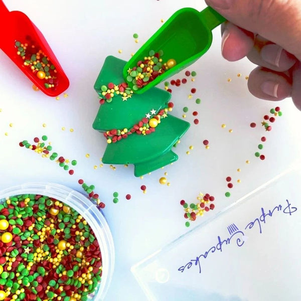 Purple Cupcakes Festive Mini Sprinkle Scoops Pack Of 2