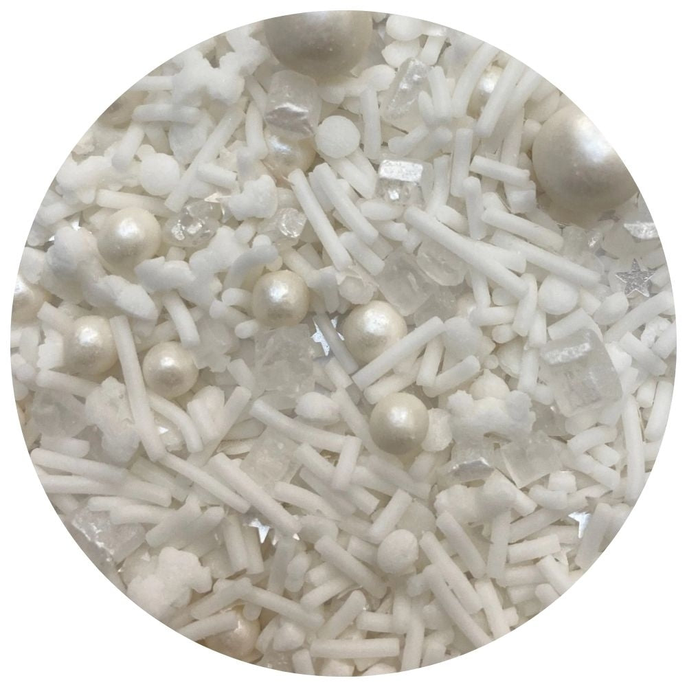 Purple Cupcakes Shimmer Snowfall Sprinkle Mix (V) 90g