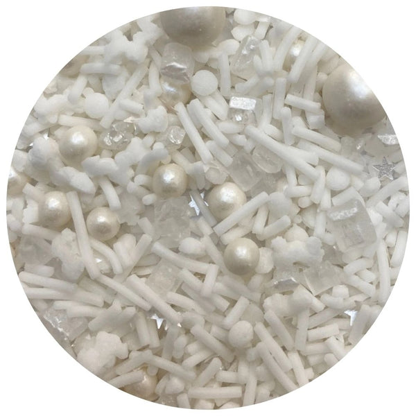 Purple Cupcakes Shimmer Snowfall Sprinkle Mix (V) 90g