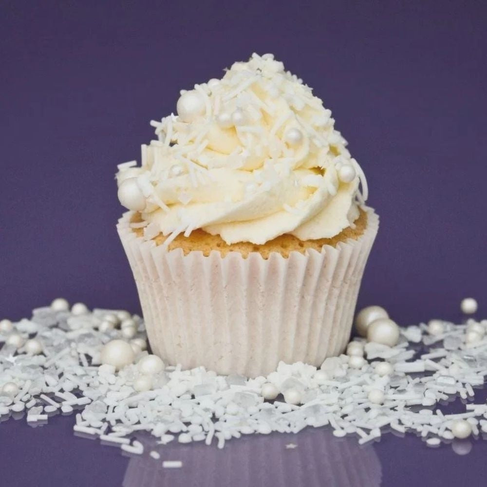 Purple Cupcakes Shimmer Snowfall Sprinkle Mix (V) 90g