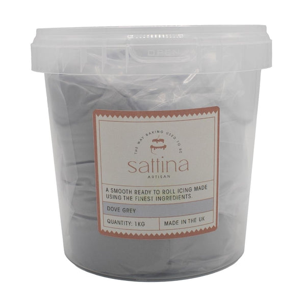 Sattina Dove Grey Sugarpaste 1kg