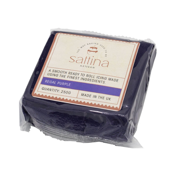 Sattina Regal Purple Sugarpaste 250g