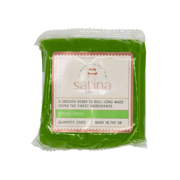 Sattina Spring Green Sugarpaste 250g