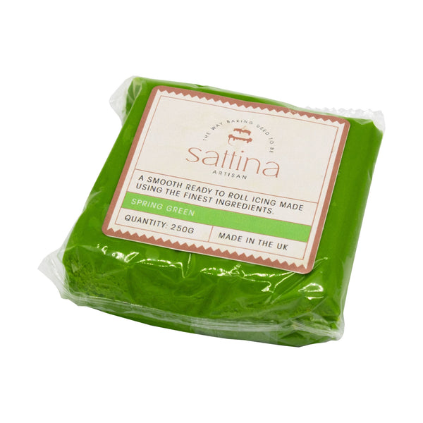 Sattina Spring Green Sugarpaste 250g