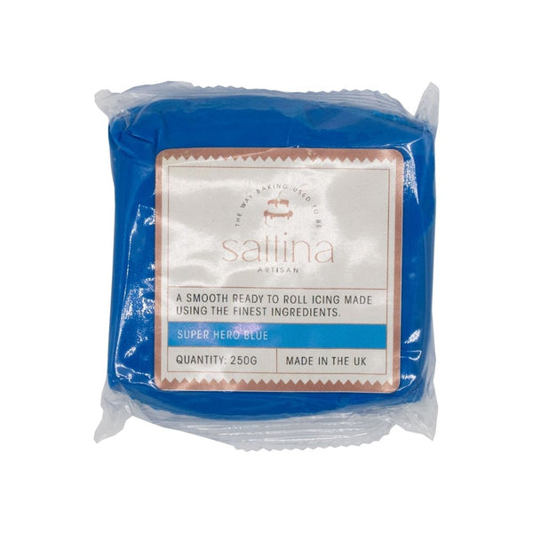 Sattina Super Hero Blue Sugarpaste 250g