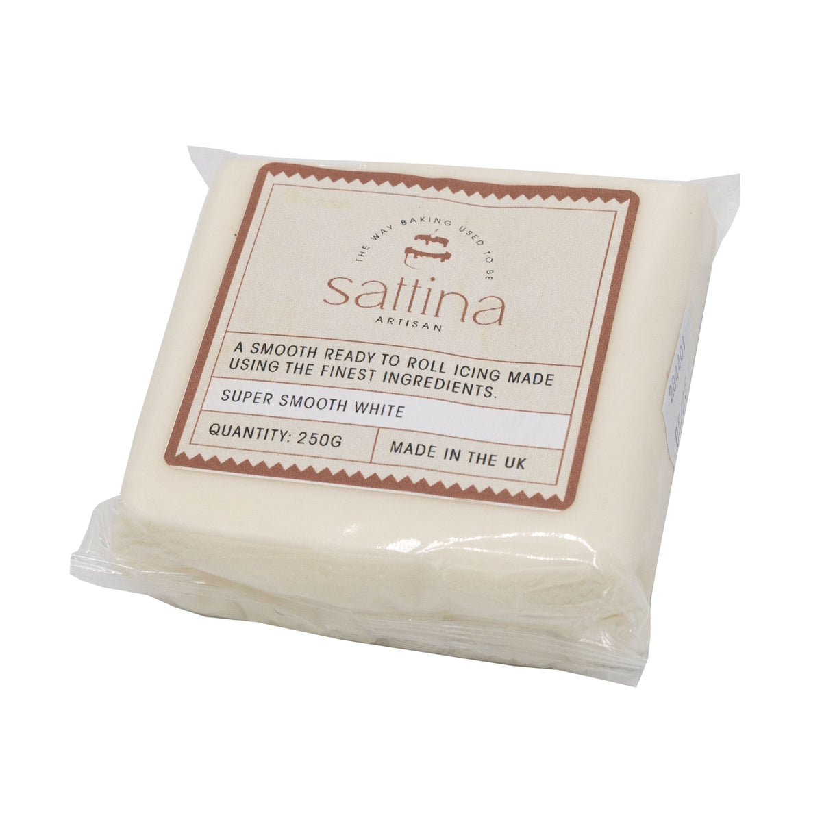 Sattina Super Smooth White Sugarpaste