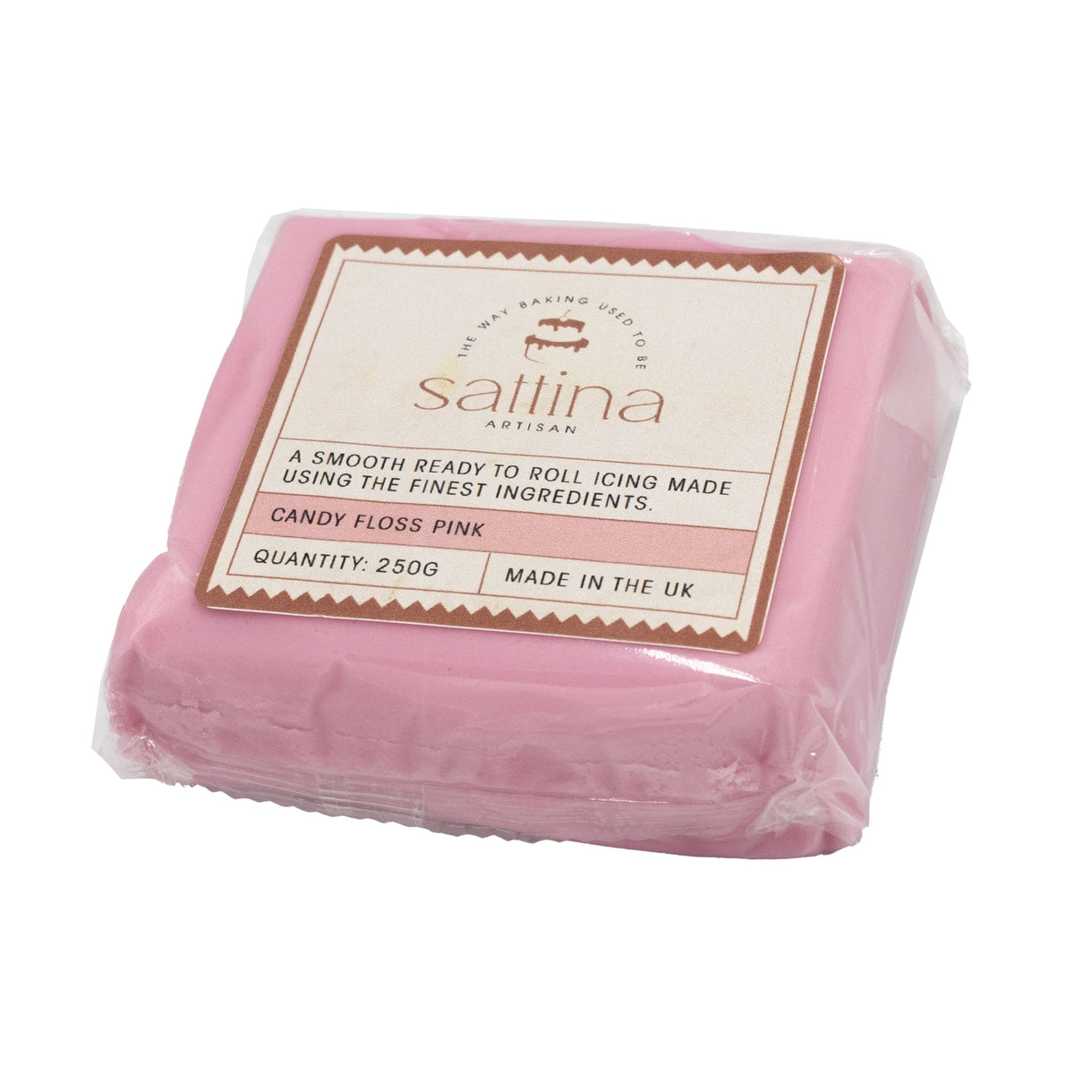 Sattina Candy Floss Pink Sugarpaste 250g