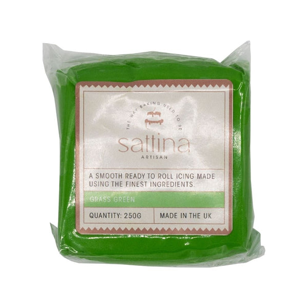 Sattina Grass Green Sugarpaste 250g