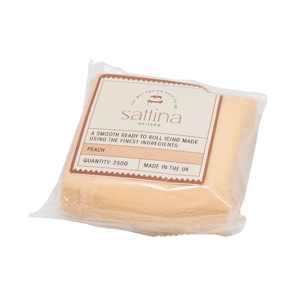 Sattina Peach Sugarpaste 250g