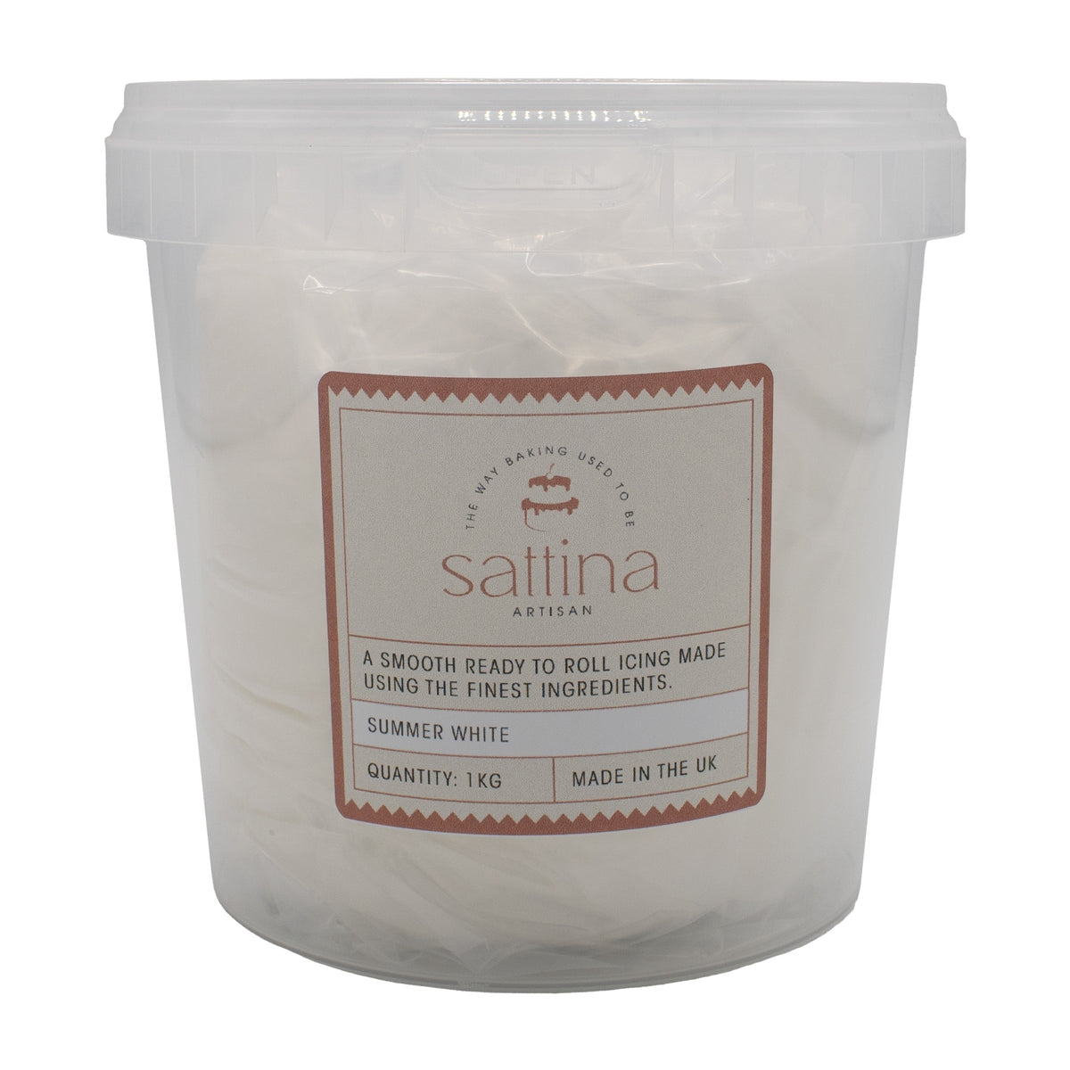 Sattina Summer White Sugarpaste