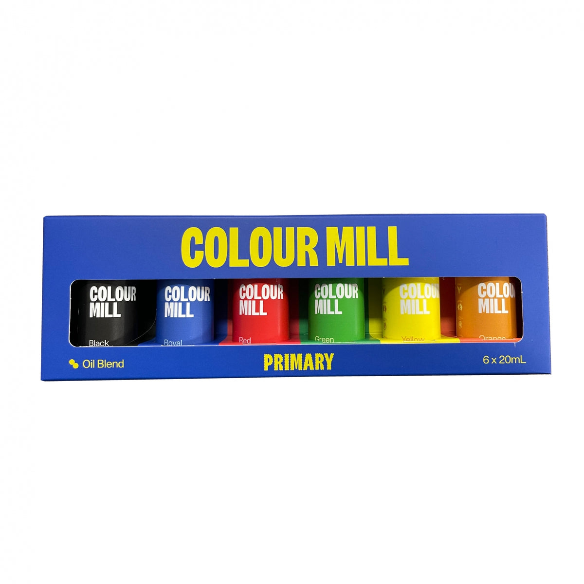 Colour Mill Primary Colours - Gift Set of 6 Oil Based Colouring