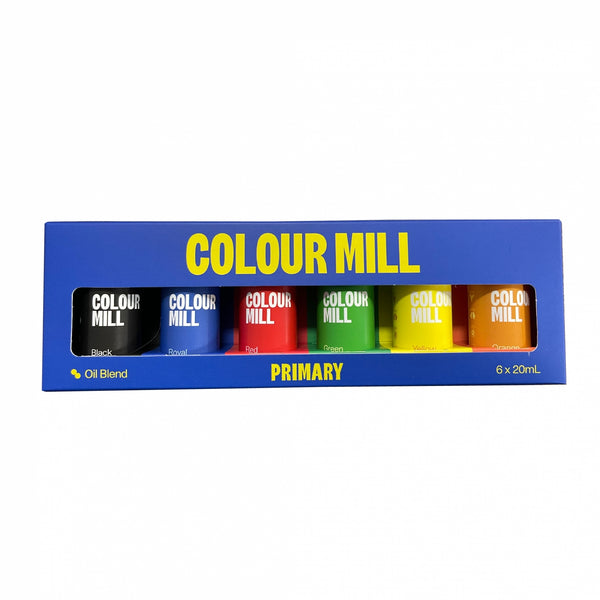 Colour Mill Primary Colours - Gift Set of 6 Oil Based Colouring