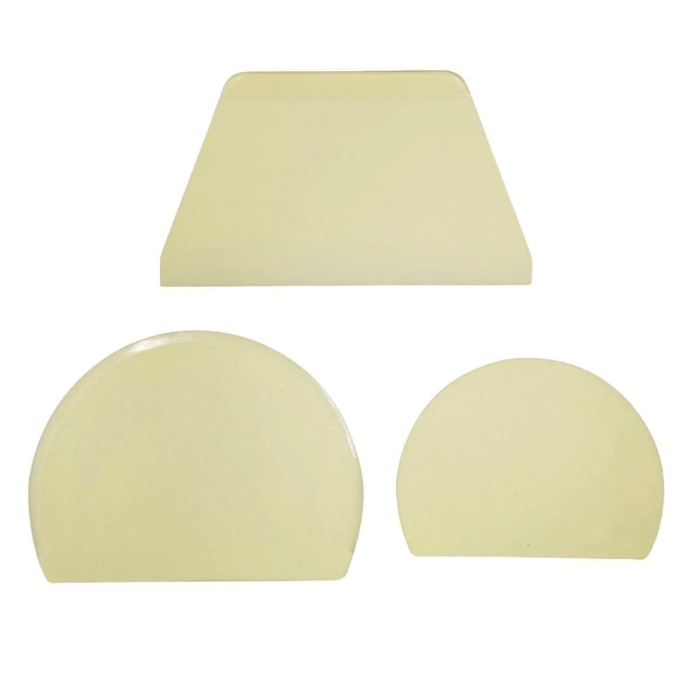 Loyal Plastic Cake Scrapers Pack Of 3