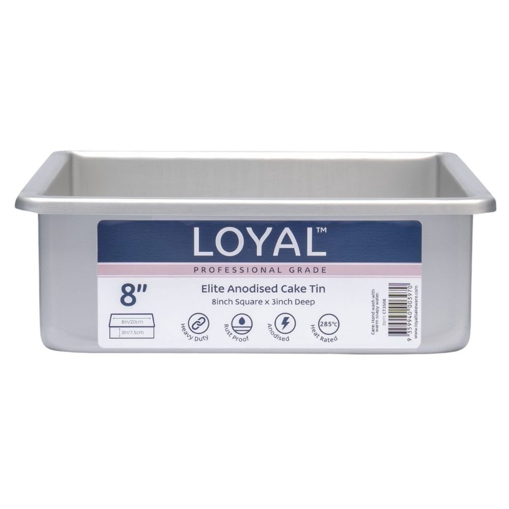 Loyal Square Elite Anodised Cake Tin