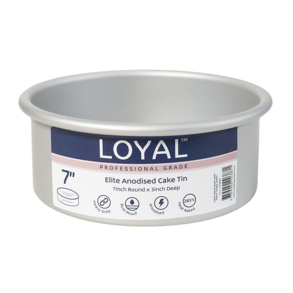 Loyal 3" Deep Round Elite Anodised Cake Tin
