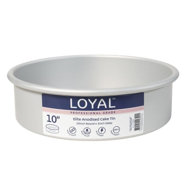 Loyal 3" Deep Round Elite Anodised Cake Tin