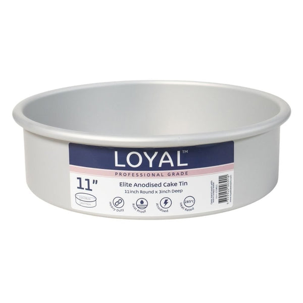 Loyal 3" Deep Round Elite Anodised Cake Tin