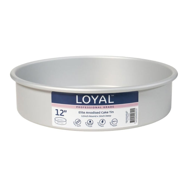 Loyal 3" Deep Round Elite Anodised Cake Tin