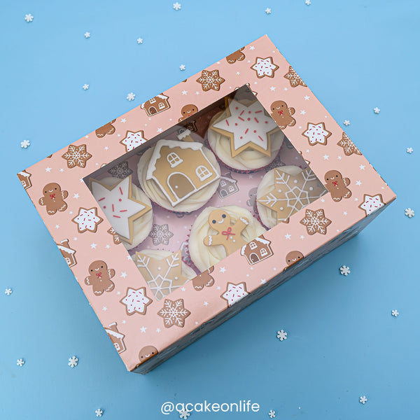 Simply Making Gingerbread Cupcake Box - Pack Of 2
