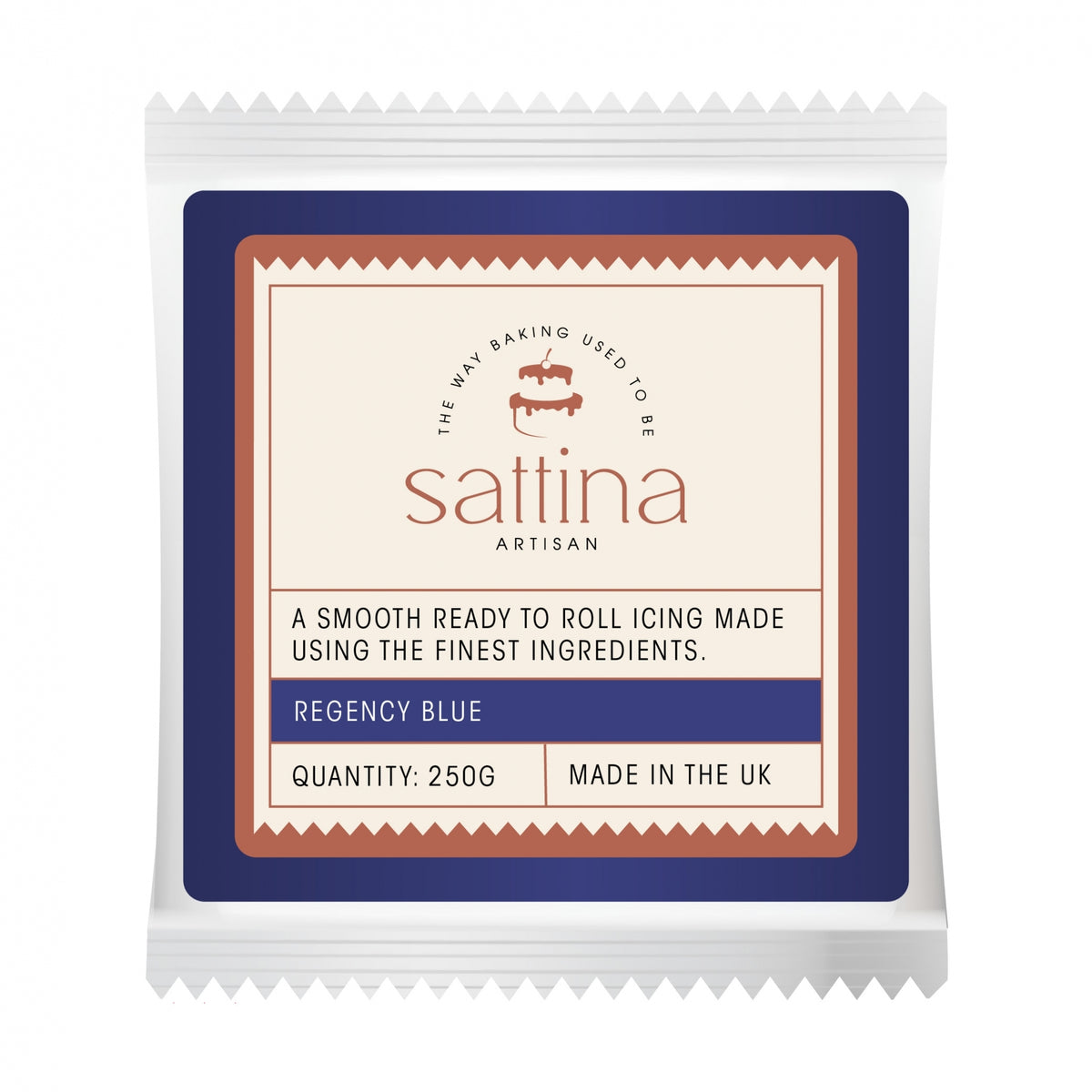 Sattina Regency Blue Sugarpaste 250g